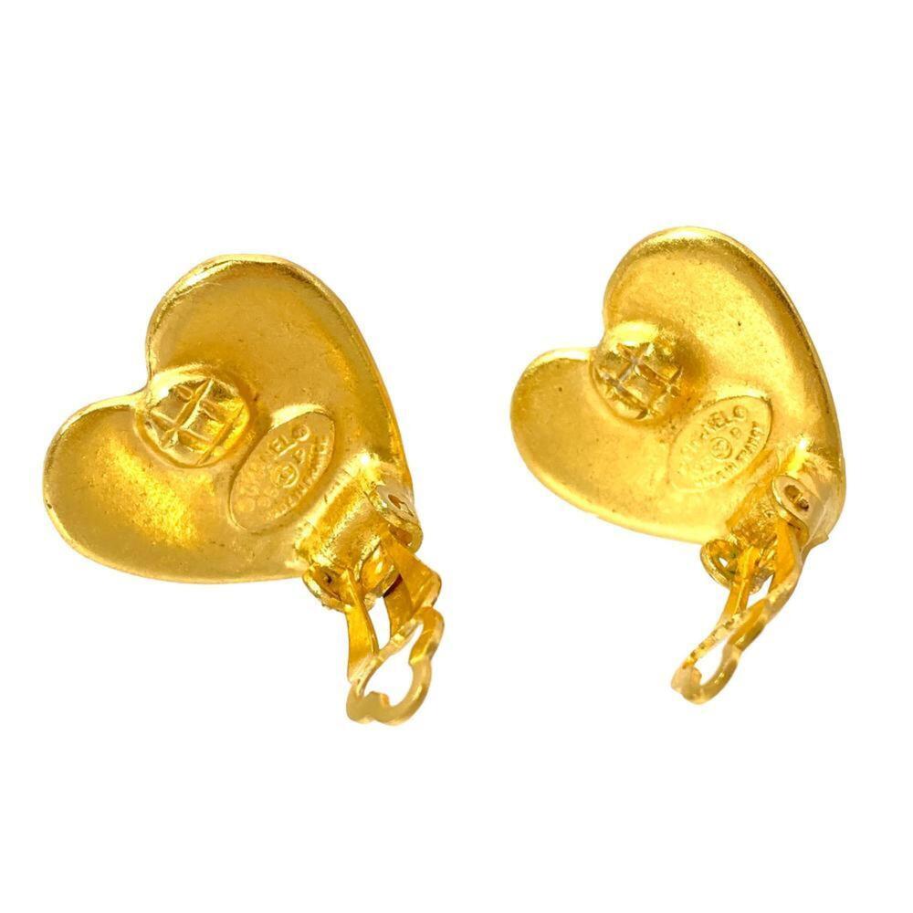 CHANEL Vintage Silver Logo Earrings - Picture 4 of 5